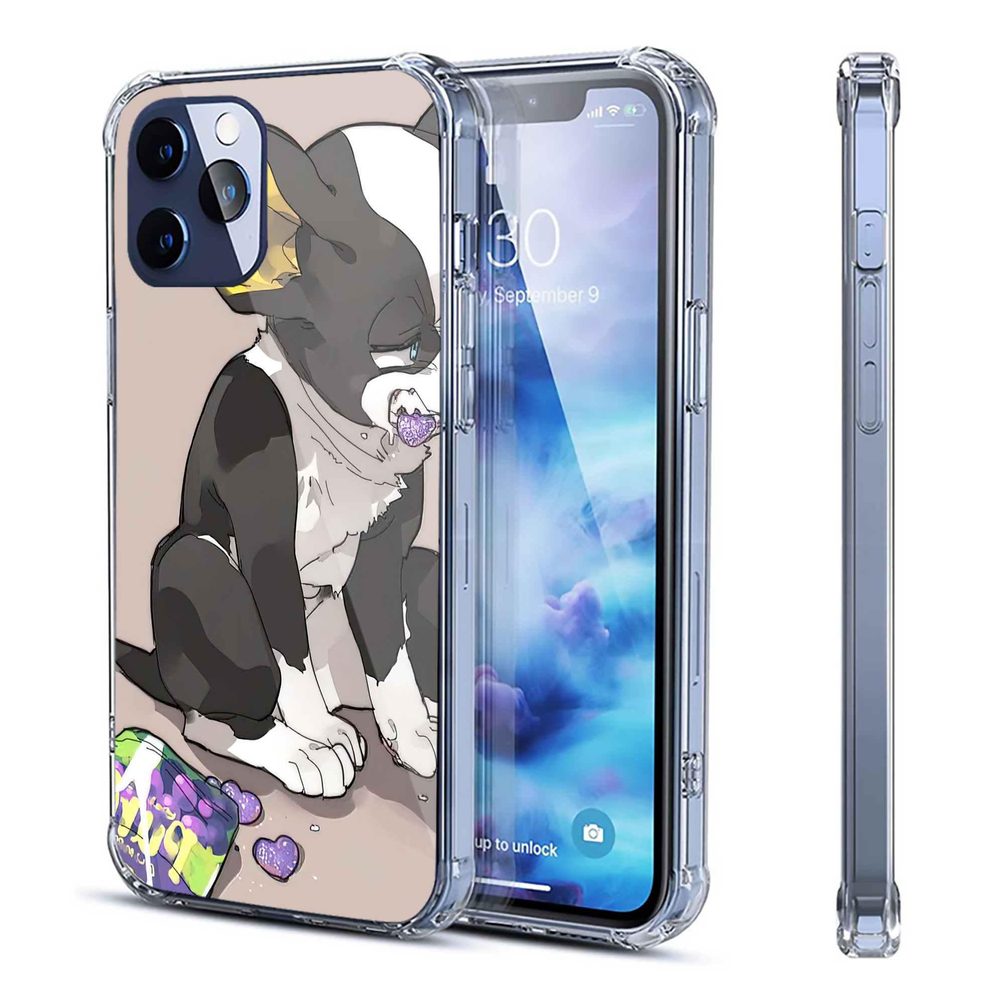 （画像用） ジョジョの奇妙な冒険 JoJo's Bizarre Adventure 【iPhone 12シリーズ対応】透明スマホケース（クリアソフトケース）